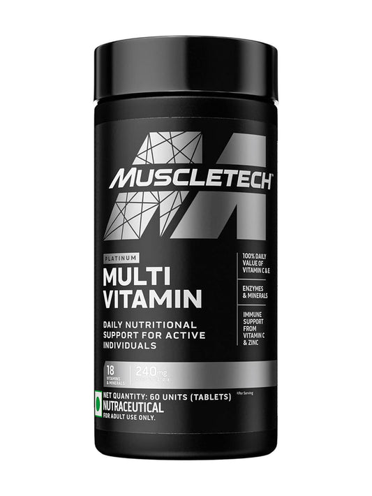 MuscleTech Platinum Multivitamin Tablets (60 Tablets)
