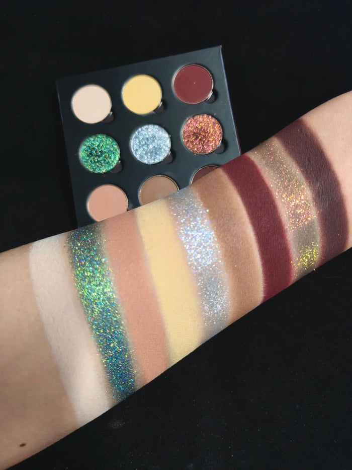 MuWen Dead Leaf Butterfly 9 Colors Chameleon Eyeshadow Palette T4576