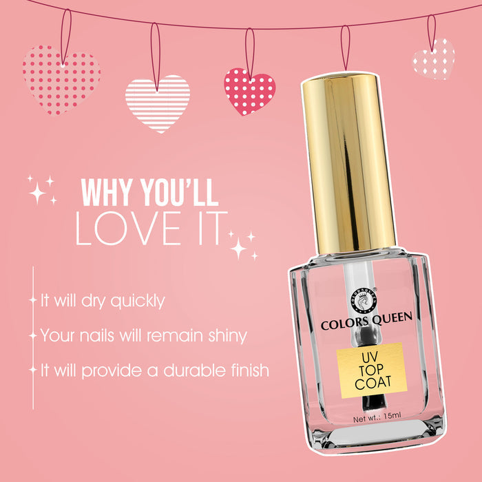 Colors Queen Nail Care - UV Top Coat