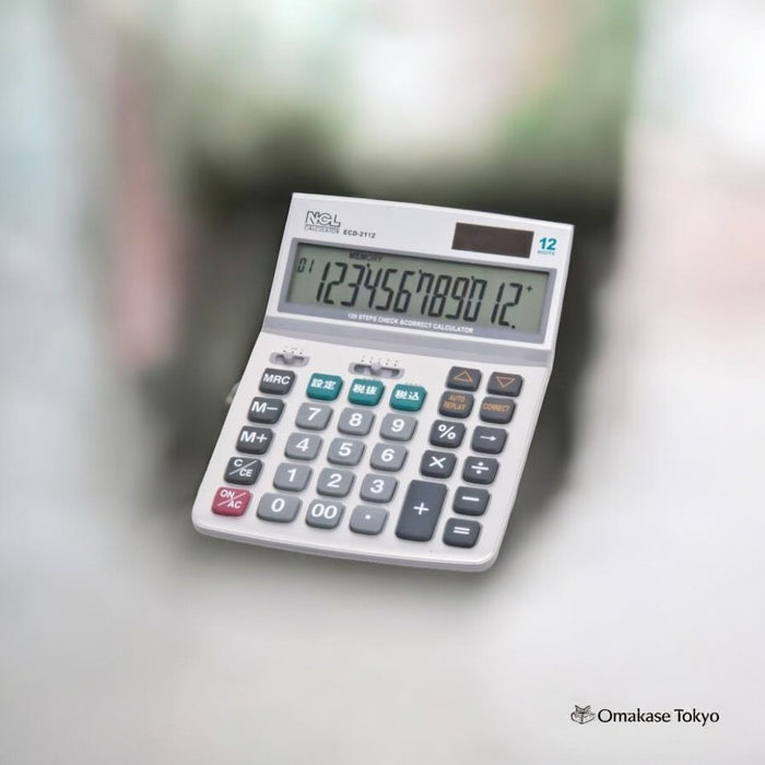 Nakabayashi ECD-2112S Calculator – 12-Digit