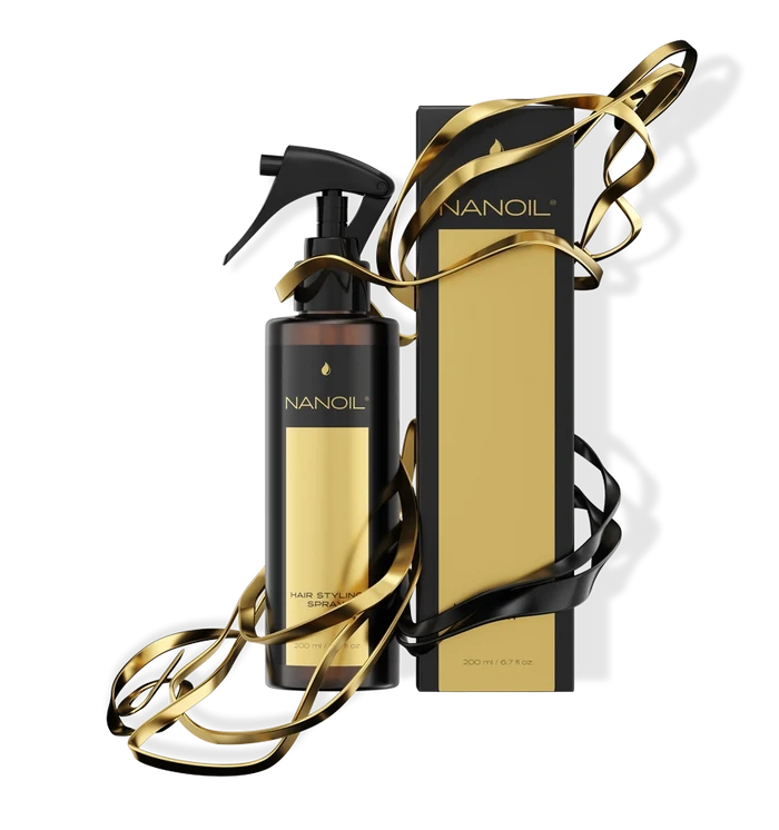 NANOIL Hair Styling Spray (spray for improved hair manageability) 200ml