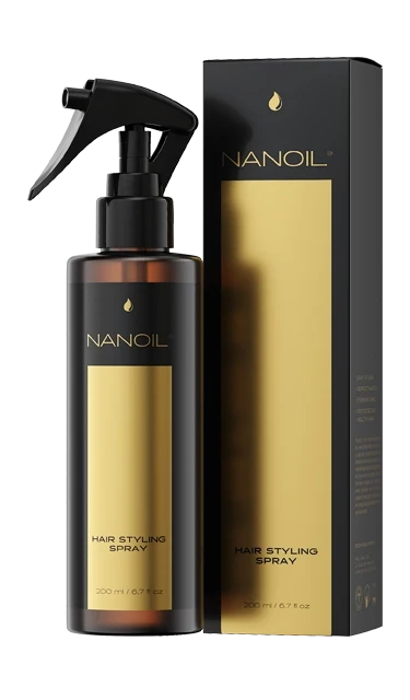 NANOIL Hair Styling Spray (spray for improved hair manageability) 200ml