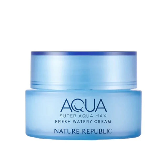 NATURE REPUBLIC Aqua Super Aqua Max Fresh Watery Cream Refresh & Moisture Skin Care مرطب مائي للبشرة