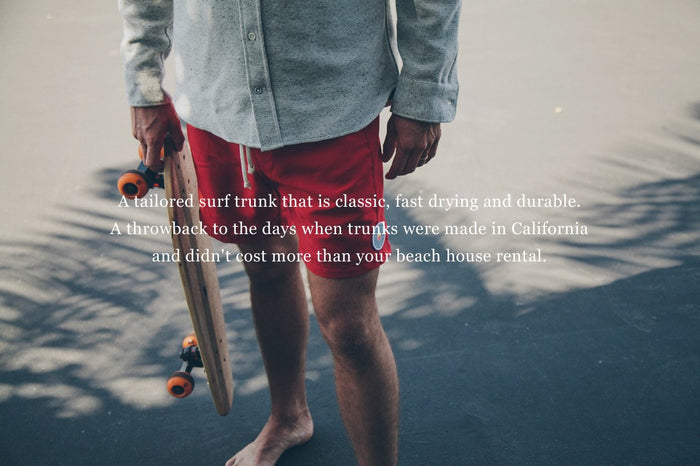 Navy Sun Up Swim Trunk