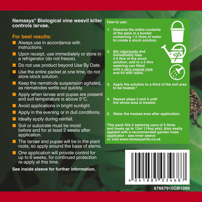 Nemasys Vine Weevil Control