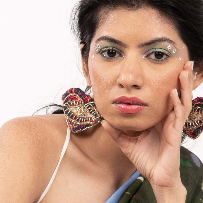 Night Heart Earrings