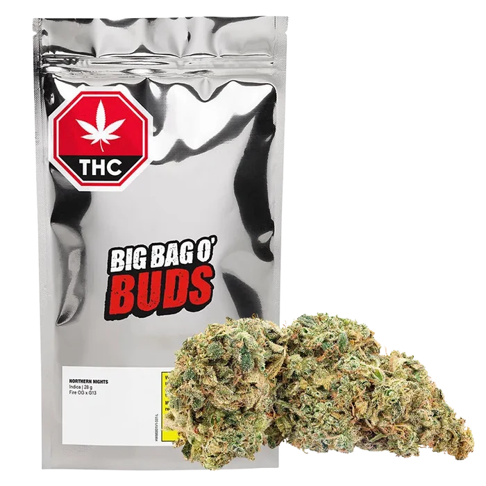 Big Bag O' Buds 28 g Northern Nights Flower