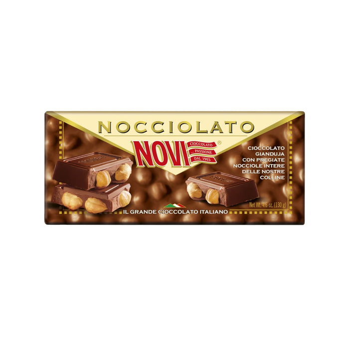 Novi Nocciolato Gianduja Chocolate with Whole Hazelnuts 230g