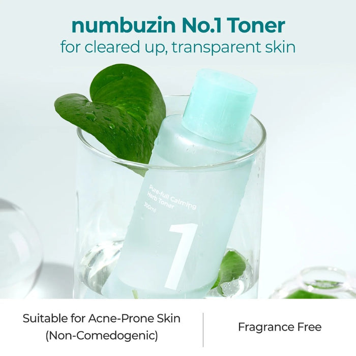 numbuzin No.1 Pure-Full Calming Herb Toner 300ml