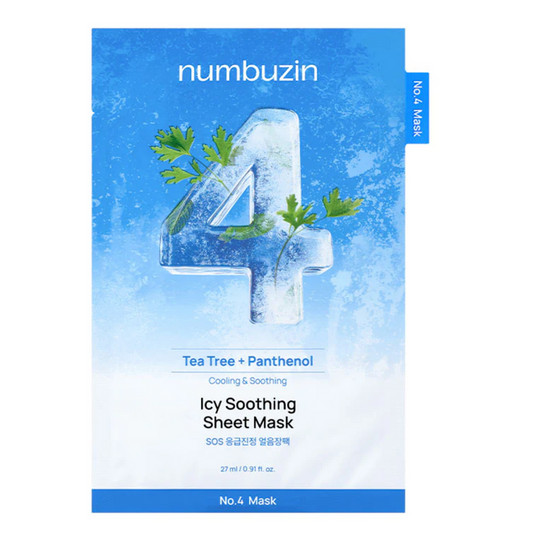 numbuzin No.4 Icy Soothing Sheet Mask 27ml