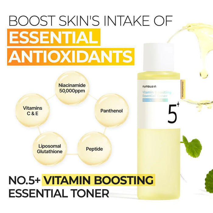 Numbuzin No.5+ Vitamin Boosting Essential Toner 200 mL