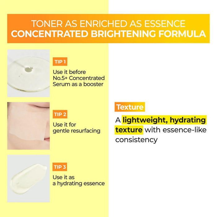 Numbuzin No.5+ Vitamin Boosting Essential Toner 200 mL