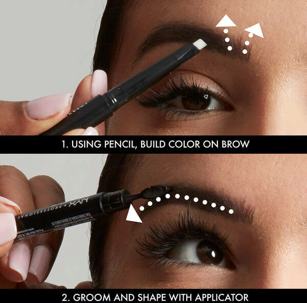 NYX Makeup Fill & Fluff Eyebrow Pomade Pencil /Clear