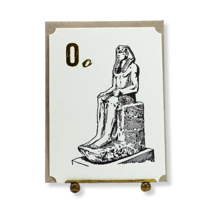 O Letterpress Card - Omnipotence