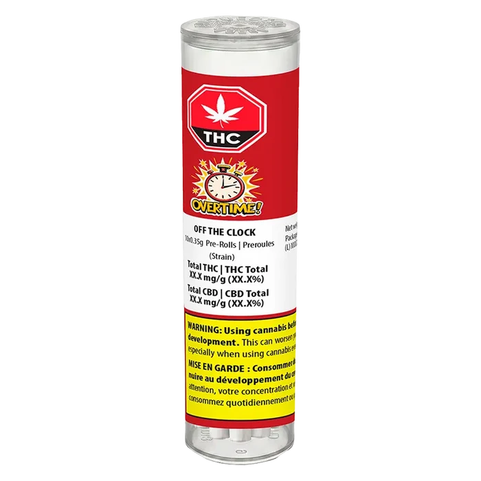 Overtime 3.5 g Off the Clock PR 10 x 0.35 g Pre-Rolls