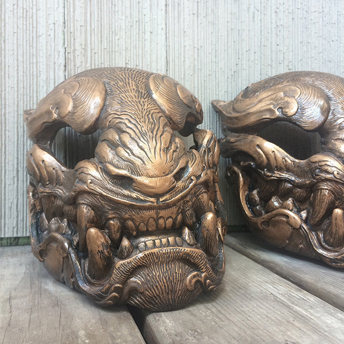 OLD COPPER FINISH- READY TO WEAR PANTHER MASK