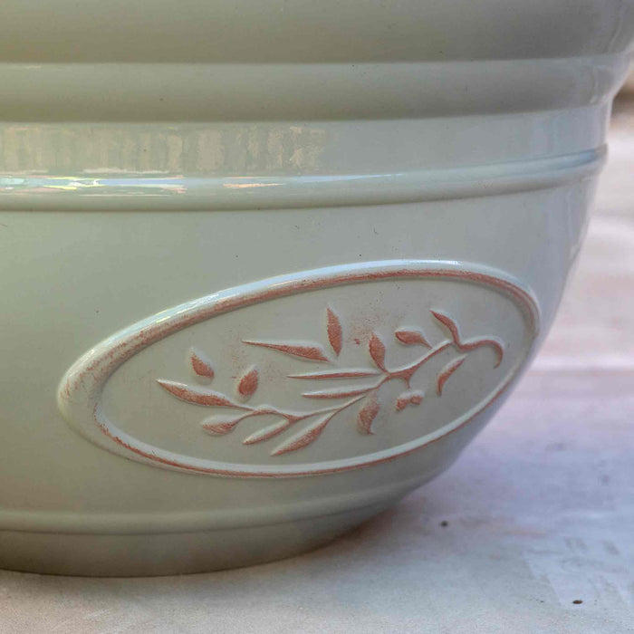 Olive Bowl Planters in Grey 30cm