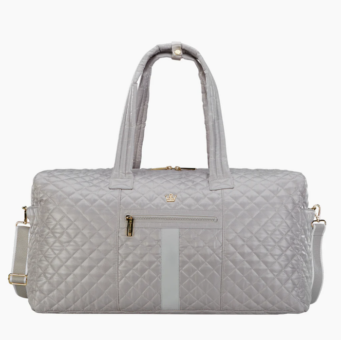 Oliver Thomas 24/7 Weekender Duffle Dove Grey Luggage in  at Wrapsody