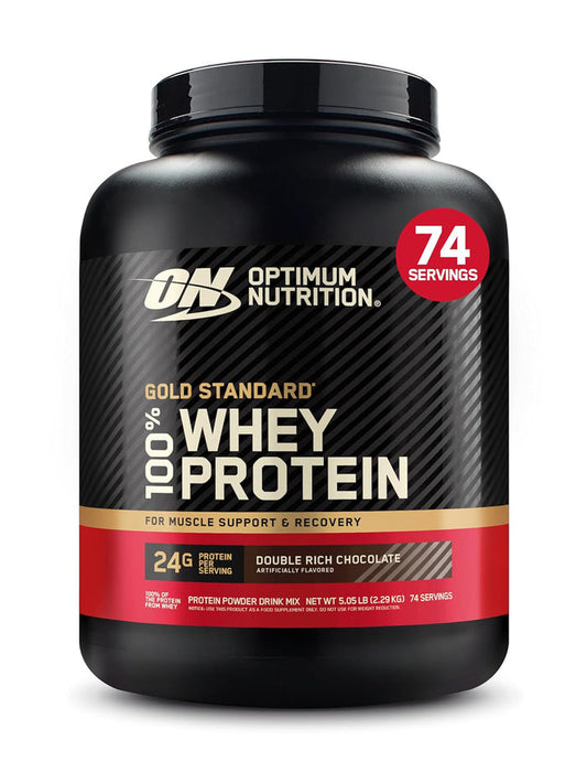 ON Gold Standard 100% Whey Protein Double Rich Chocolate Powder (2.27 kg)