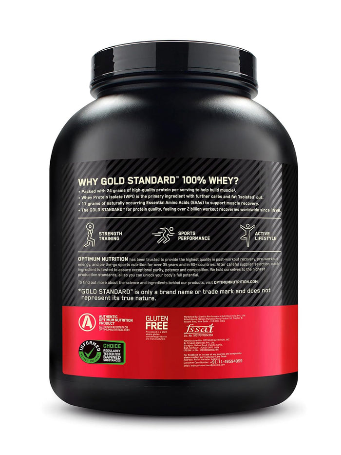ON Gold Standard 100% Whey Protein Vanilla Ice Cream Powder (2.27 kg)