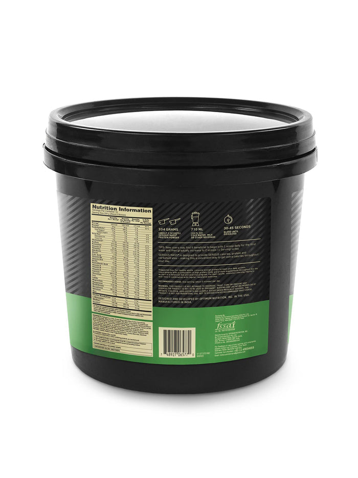 ON Serious Mass Weight Gainer Chocolate Powder (5 kg)