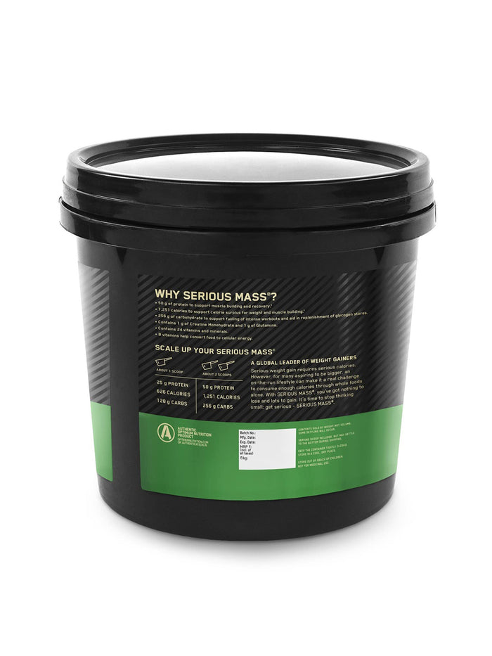 ON Serious Mass Weight Gainer Chocolate Powder (5 kg)