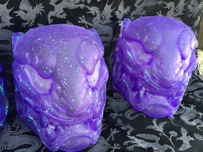 OPAL FLAKE TRANSLUCENT PANTHER MASK BLANK