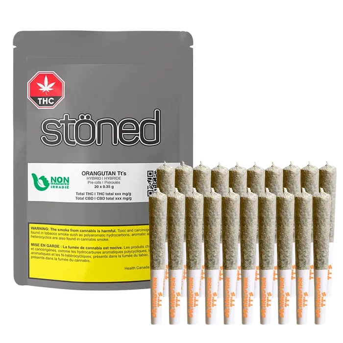 STONED 7 g Orangutan TT's PR 20 x 0.35 g Pre-Rolls