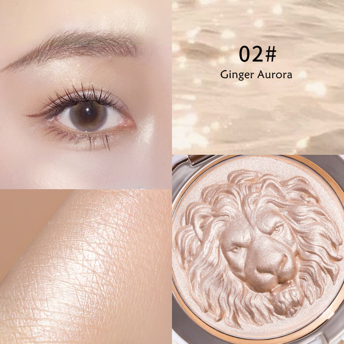 ORIGINAL ARTIST Lion Fine Shimmer Highlighter Palette T4172