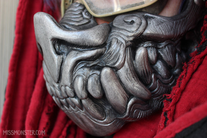 ORNATE BAT CREATURE HALF MASK