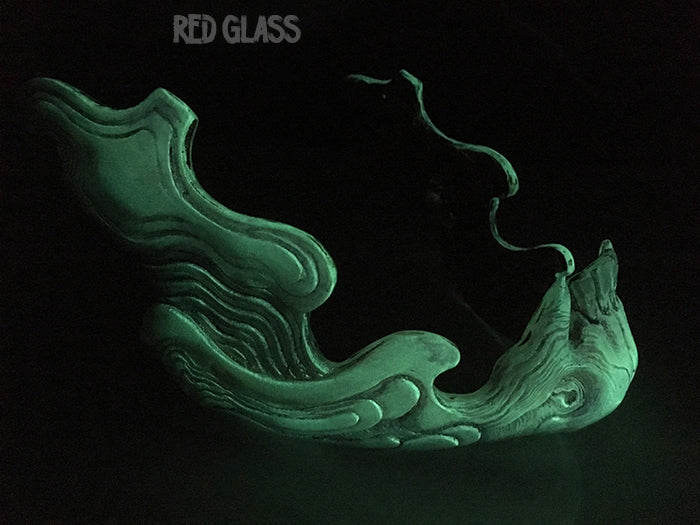 ORNATE MANDIBLE- HALF JAW MASK- TRANSLUCENT GLOW IN THE DARK