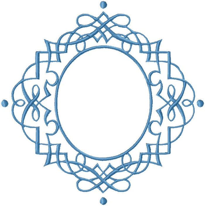 OVAL LACE FRAME