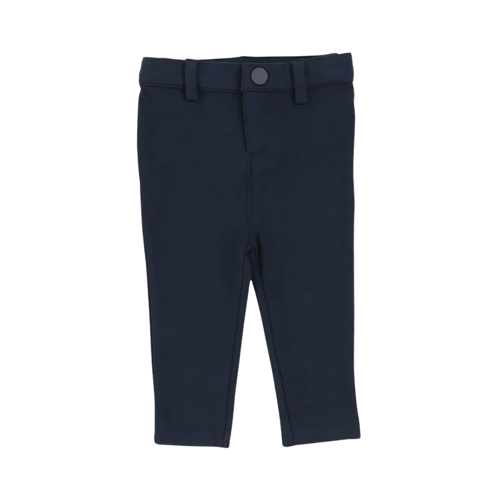 pants knit without seam - navy