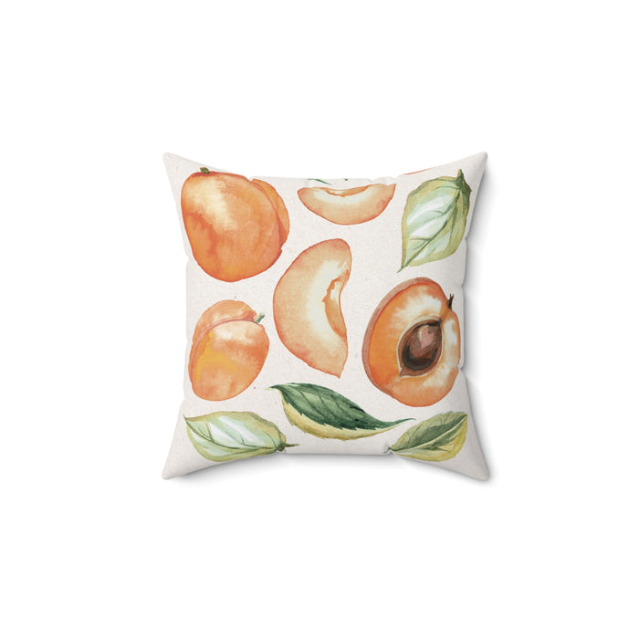 Peach Pillow 14" x 14" back