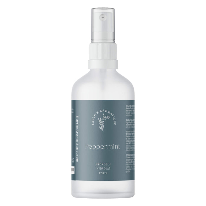 Bottle of Earth's Aromatique Peppermint Hydrosol 120mL