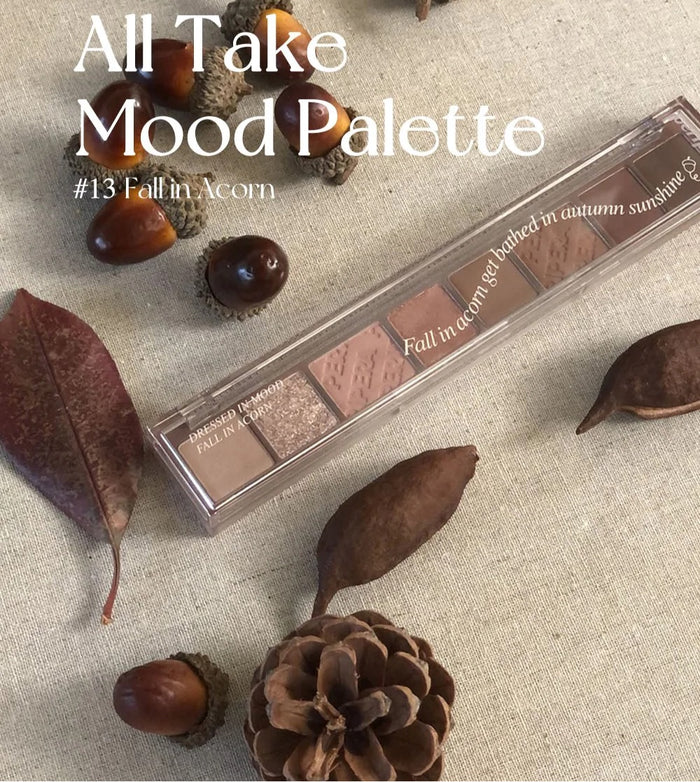 PERIPERA All Take Mood Palette #13 Fall In Acorn شدو بالت