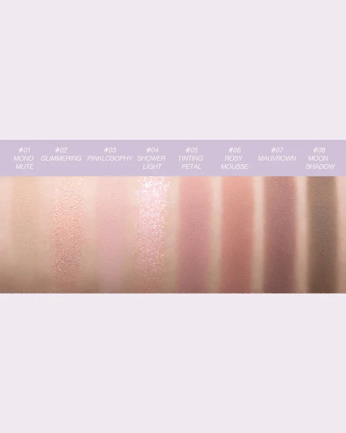 PERIPERA All Take Mood Palette #Muteful Rose شدو بالت