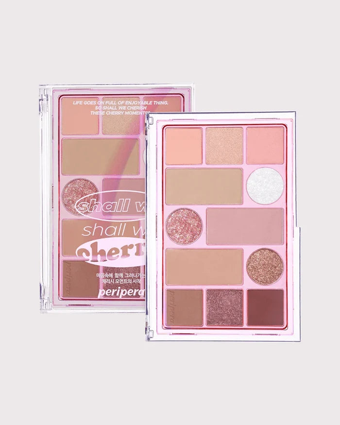 PERIPERA All Take Mood Technique Palette Shall We Cherry شدو بالت