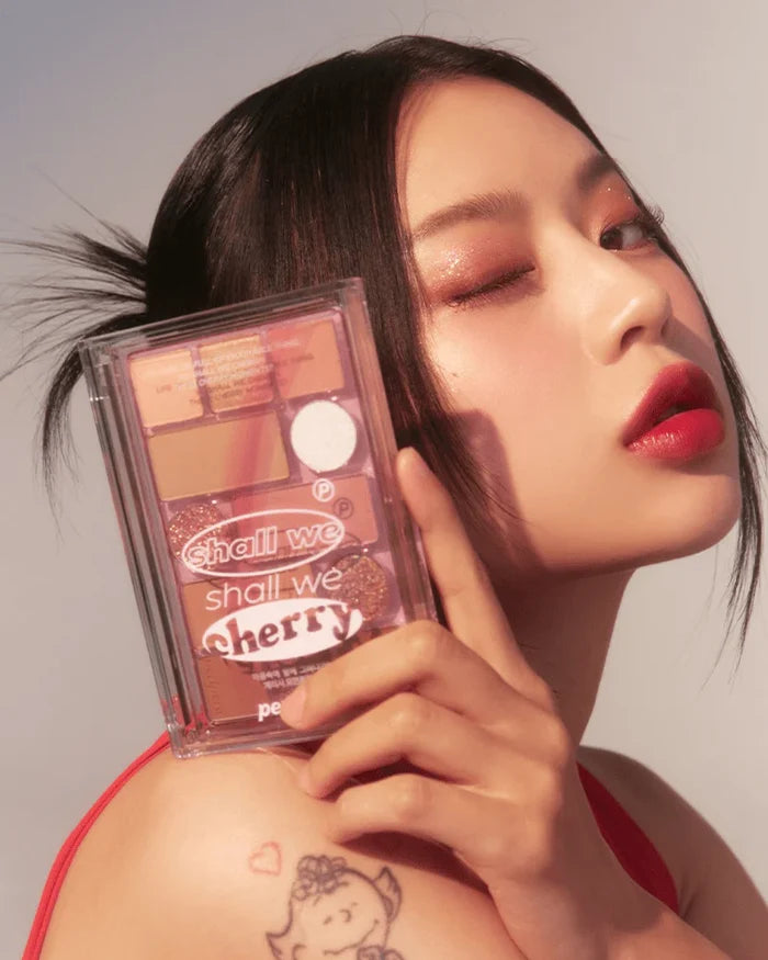 PERIPERA All Take Mood Technique Palette Shall We Cherry شدو بالت