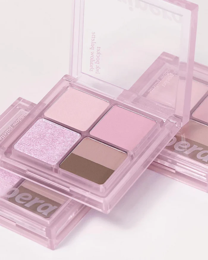 PERIPERA Ink Pocket Shadow Palette 02 Cool Summer Vibe علبة ظلال العيون الكورية