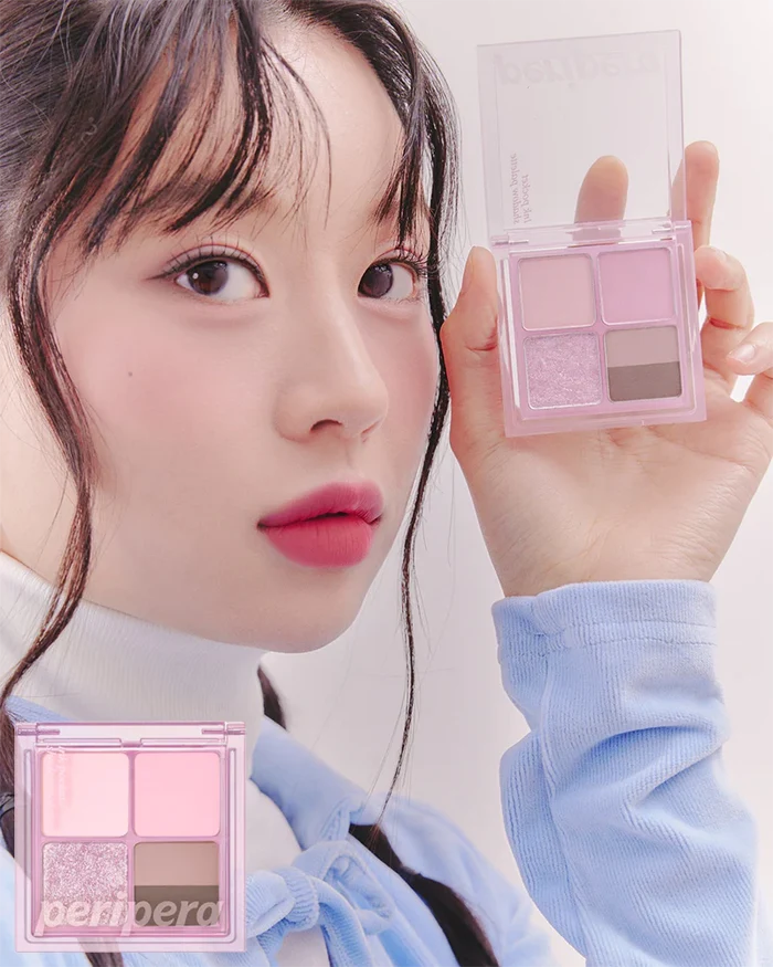PERIPERA Ink Pocket Shadow Palette 02 Cool Summer Vibe علبة ظلال العيون الكورية