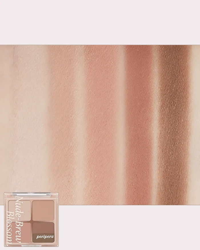 PERIPERA Ink Pocket Shadow Palette 07 Nude Brew Blossom شدو بالت