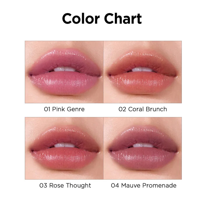 PERIPERA Mood Glowy Ink Mood Glowy Balm احمر الشفاه من بيري بيرا الكورية