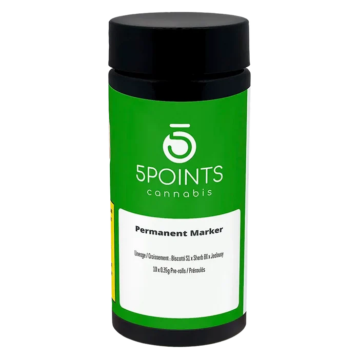 5 Points Cannabis 3.5 g Permanent Marker PR 10 x 0.35 g Pre-Rolls