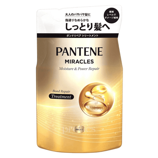 P&G Pantene Miracles Bond Repair Treatment - Moisture & Power Repair (For Damaged Hair) (Refill) 350g (Gold)