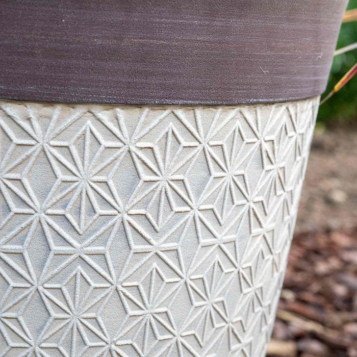 Phoebe Planters in Classic Creamy Fusion 14in