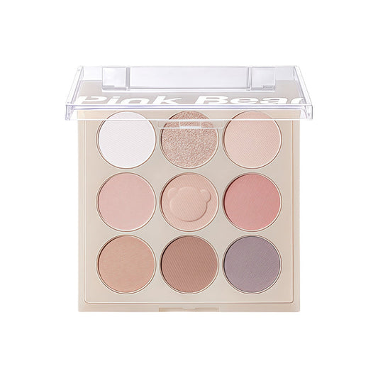 Pink Bear Energetic Girl Collection 9-color Eyeshadow Palette T4805