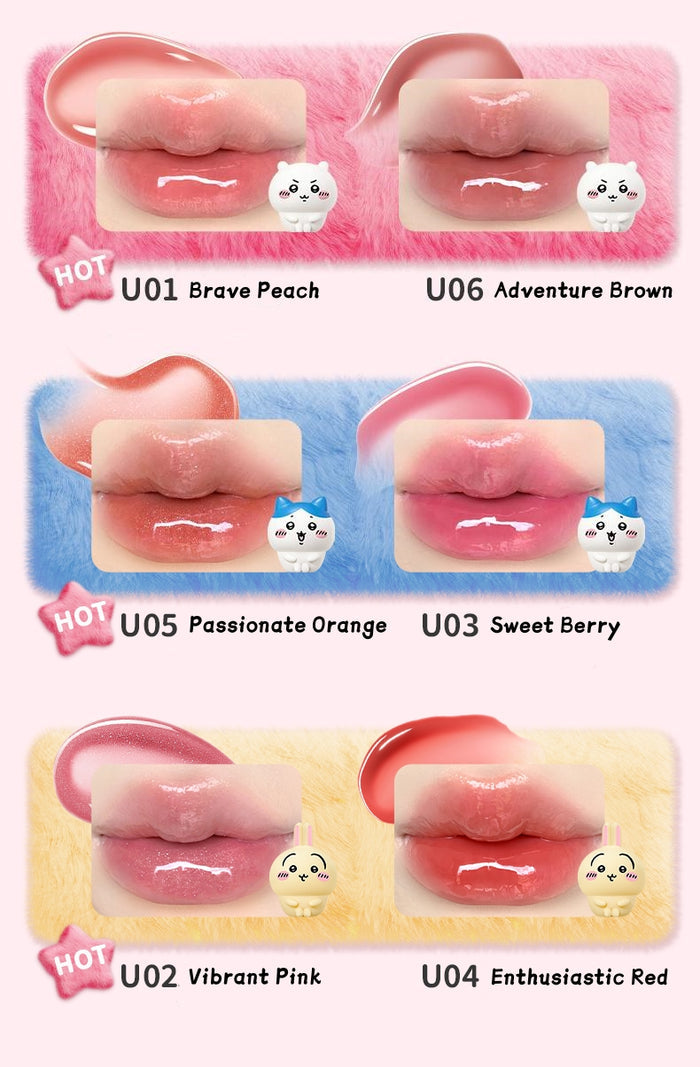 Pink Bear X CHIIKAWA Collection Lip Gloss & Blusher T5249