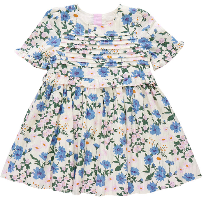 Pink Chicken Melon Daisy Floral Raquel Dress
