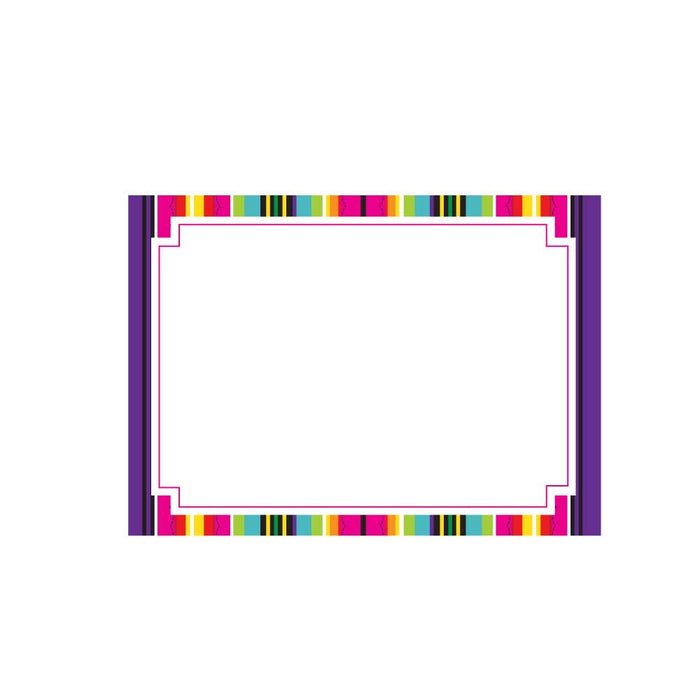 Pink Serape Flat Note - Barque Gifts